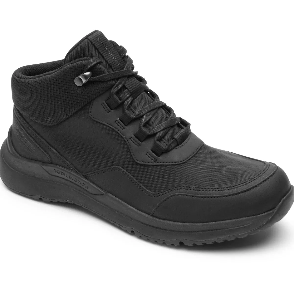 Botas E Botas>Rockport Bota de caminhada feminina Total Motion Trail à prova d'água para todos os climas Têxtil Preto Wp Eco