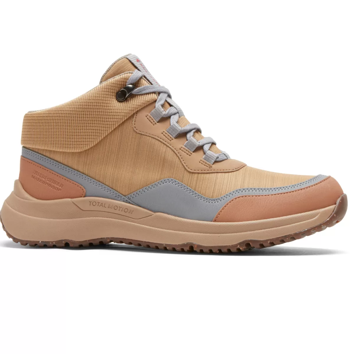 Botas E Botas>Rockport Bota de caminhada feminina Total Motion Trail à prova d'água para todos os climas Tan Têxtil Wp Eco