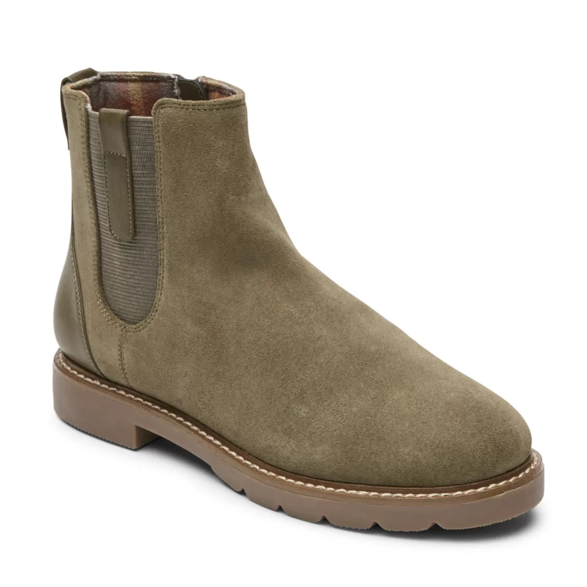 Botas E Botas>Rockport Botinha Kacey Feminina Camurça Florestal