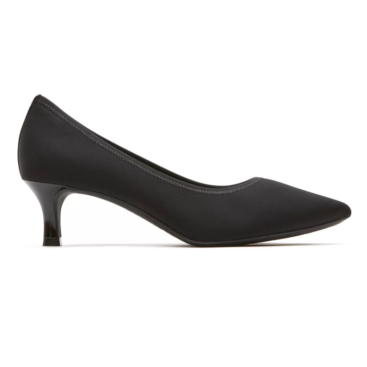 Saltos>Rockport Calcanhar Kaiya Total Motion Feminino Elástico Preto
