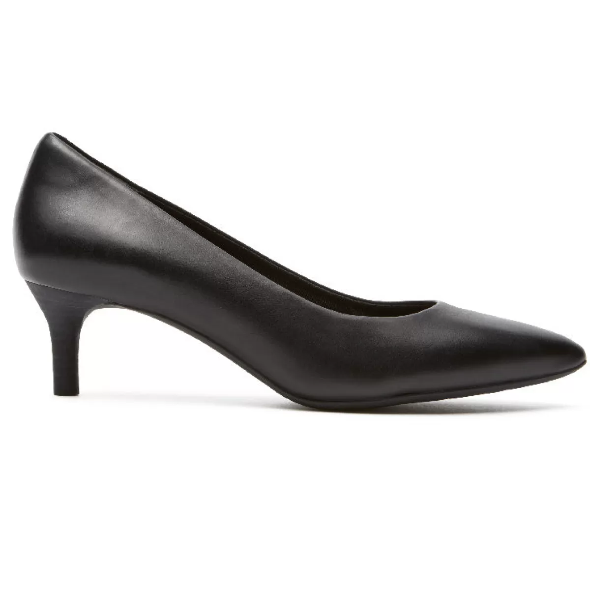Saltos>Rockport Calcanhar Kalila Total Motion Feminino Couro preto