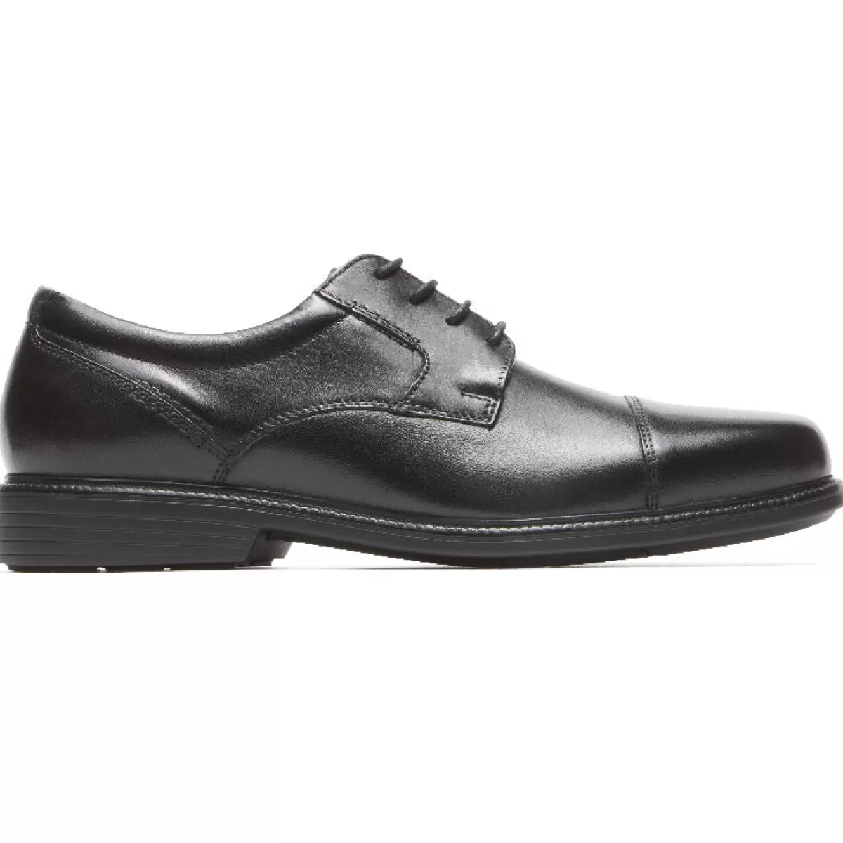 Oxfords E Cadarços>Rockport Charles Road Cap Toe Oxford masculino Preto