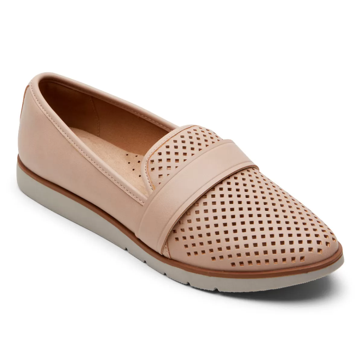 Mocassins>Rockport Mocassim perfurado Stacie feminino Rosa