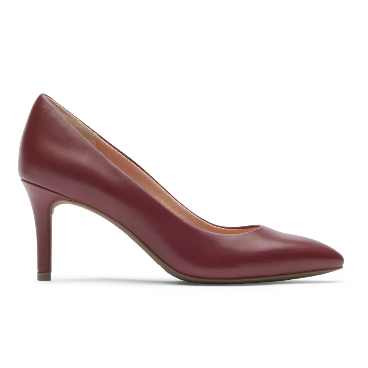 Saltos>Rockport Salto bico fino feminino Total Motion 75mm Couro de amora