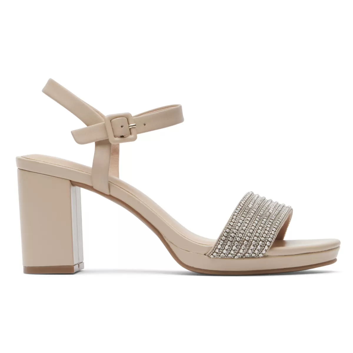 Saltos>Rockport Salto feminino Tabitha com 2 tiras Bling