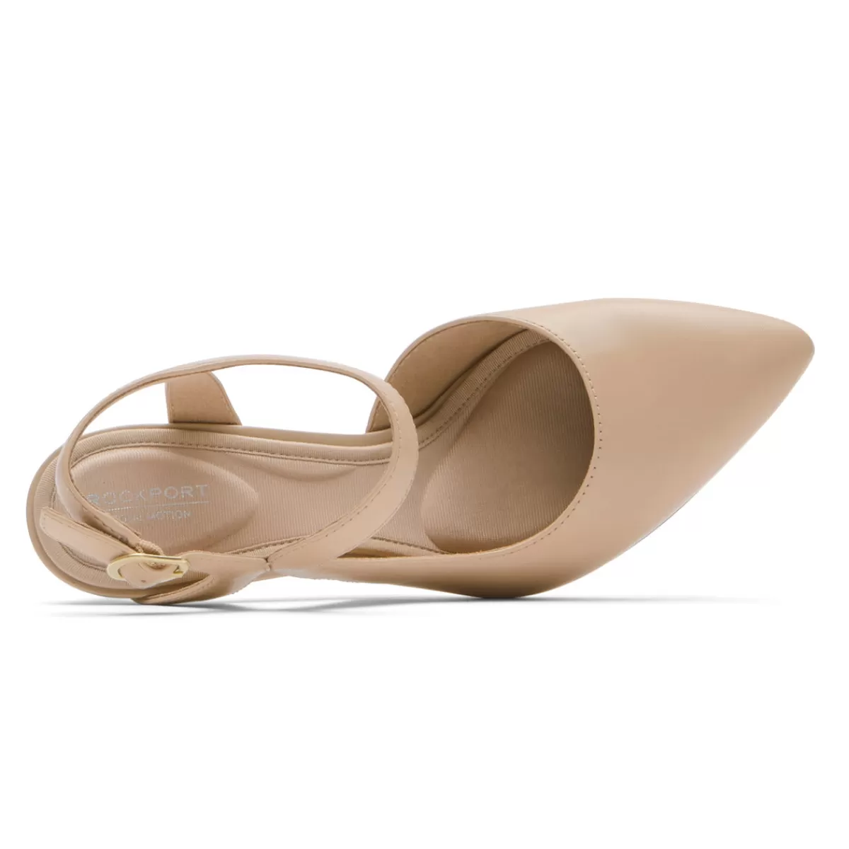 Saltos>Rockport Salto feminino Total Motion 75 mm com tira em X Farro