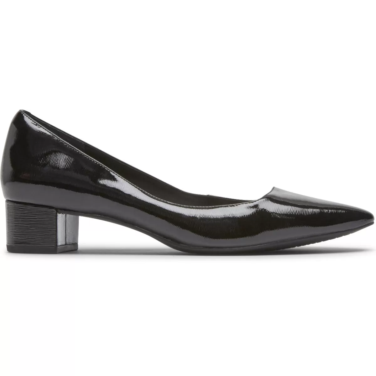 Saltos>Rockport Salto Gracie Feminino Total Motion Patente Negra