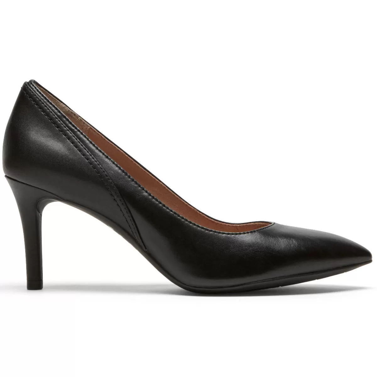 Saltos>Rockport Salto remendado feminino Total Motion 75 mm Preto
