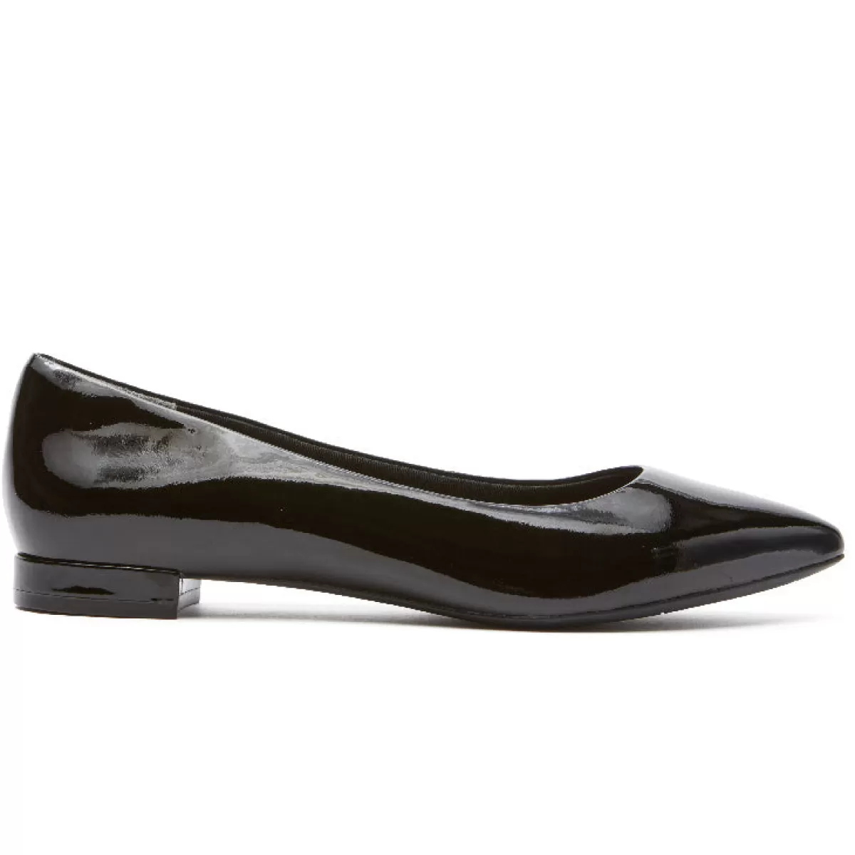 Sapatilhas>Rockport Sapatilhas femininas Total Motion Adelyn Ballet Patente Negra