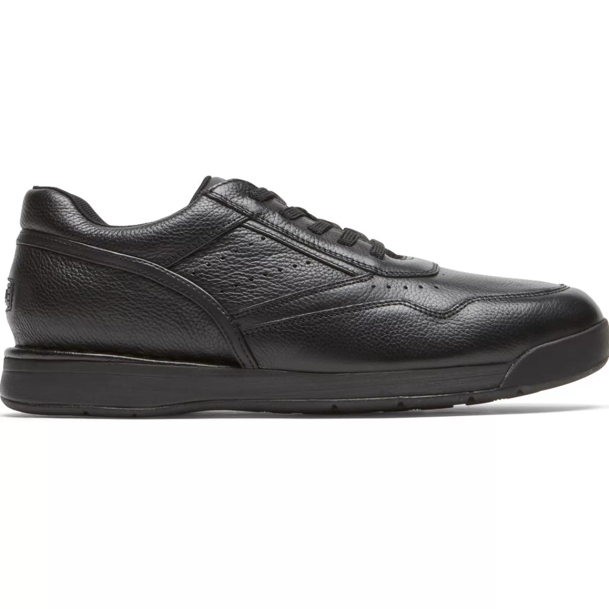 Tênis>Rockport Sapato ativo masculino Prowalker 7100 Plus com cadarço Lea Tripla Negra