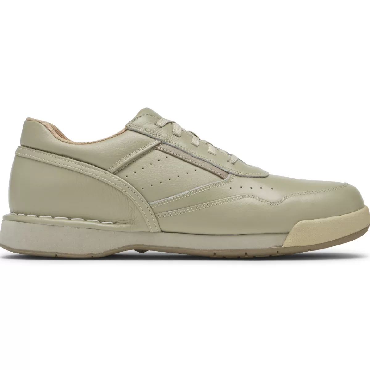 Tênis>Rockport Sapato ativo masculino Prowalker M7100 Branco/Trigo