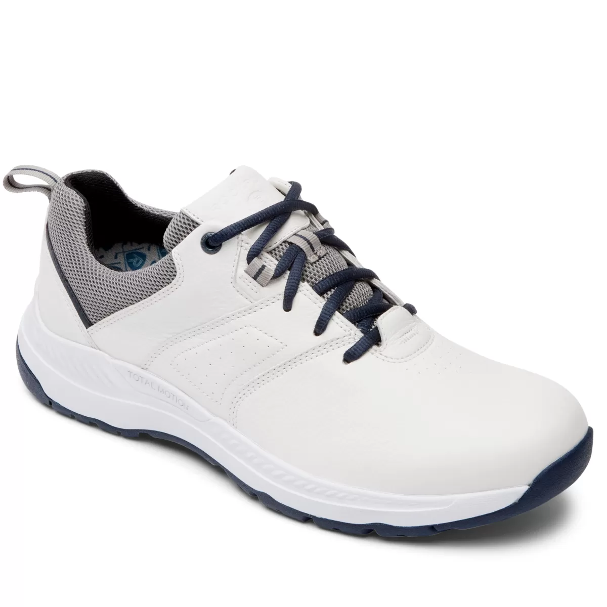 Tênis>Rockport Sapato de golfe masculino Total Motion Ace Sport Marinha Branca