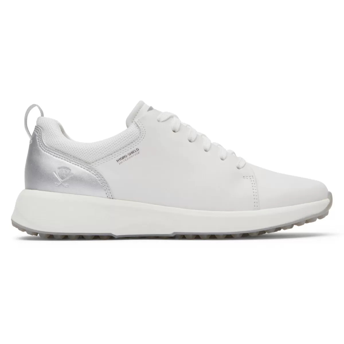 Sapatos>Rockport Sapato de golfe Prowalker Trustride feminino Prata branca