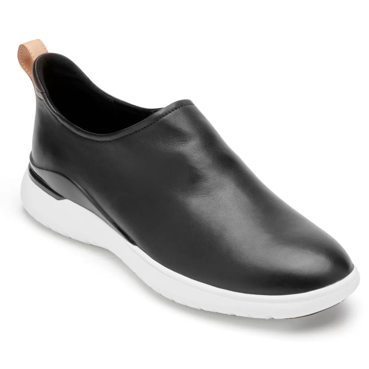 Sapatos>Rockport Sapato feminino Total Motion Sport de alto deslizamento Couro preto