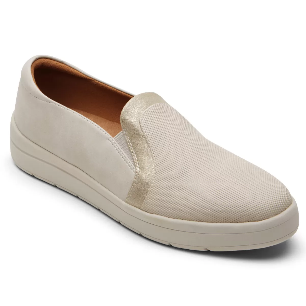 Sapatos>Rockport Sapato feminino Truflex Navya slip-on Baunilha/Húmus
