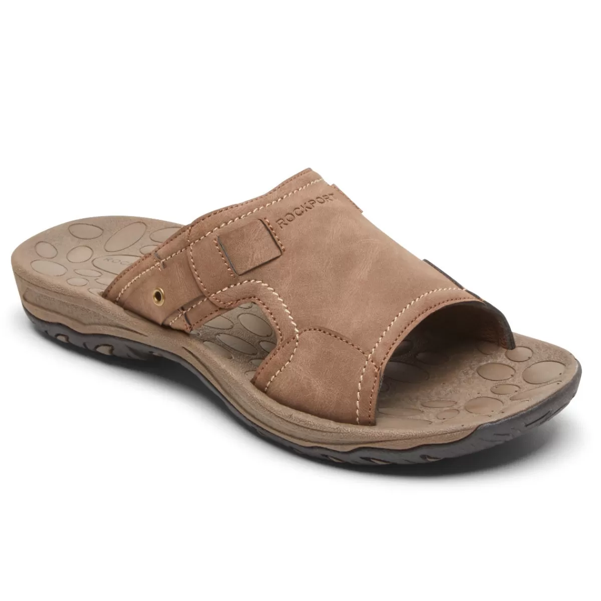 Sandálias>Rockport Slide Hayes masculino cinza