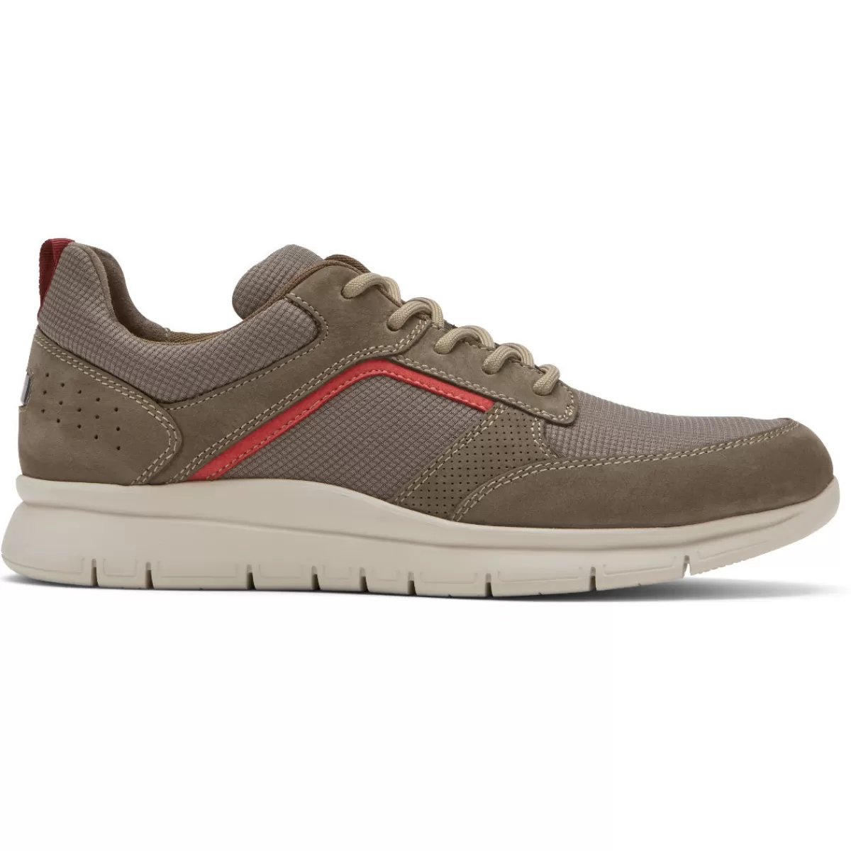 Tênis>Rockport Tênis casual masculino para guarda-lamas no horário nobre Couro de malha Breen