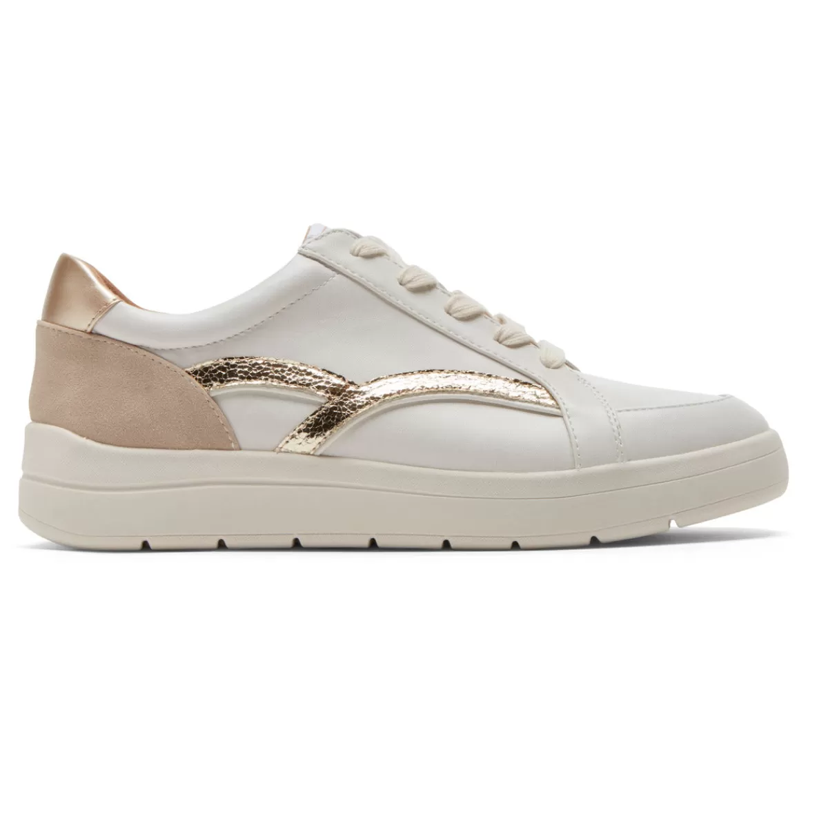 Tênis>Rockport Tênis feminino Truflex Navya retrô Branco Festa Têxtil/Sintético