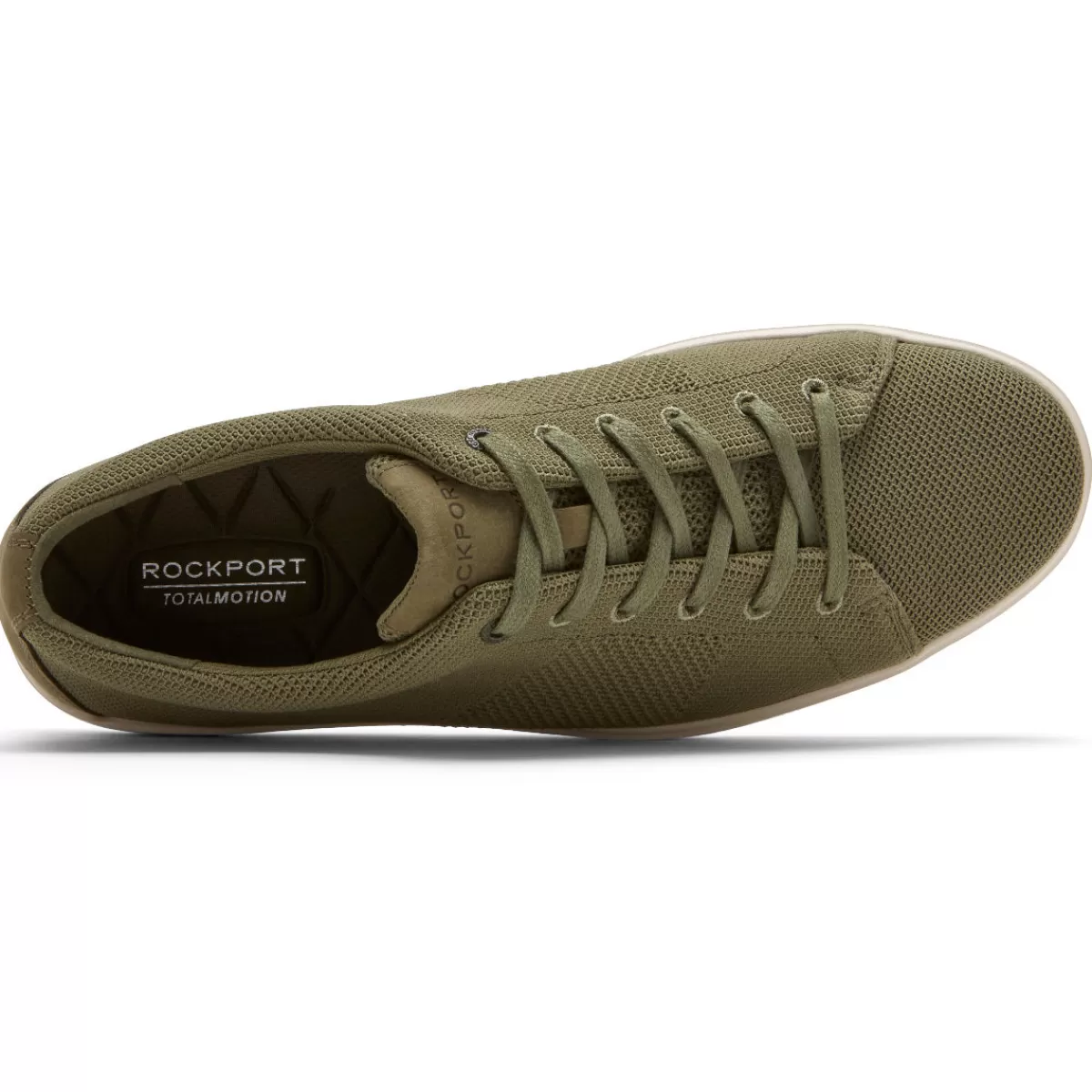 Tênis>Rockport Tênis masculino Total Motion Lite Mesh com renda na ponta dos pés Oliva